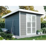 Abri de Jardin Neris Gris Anthracite – Design Contemporain et Performance Fonctionnelle