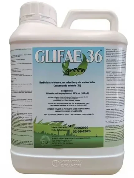 Désherbant GLIFAE 5L Herbicide Glyphosate Professionnel